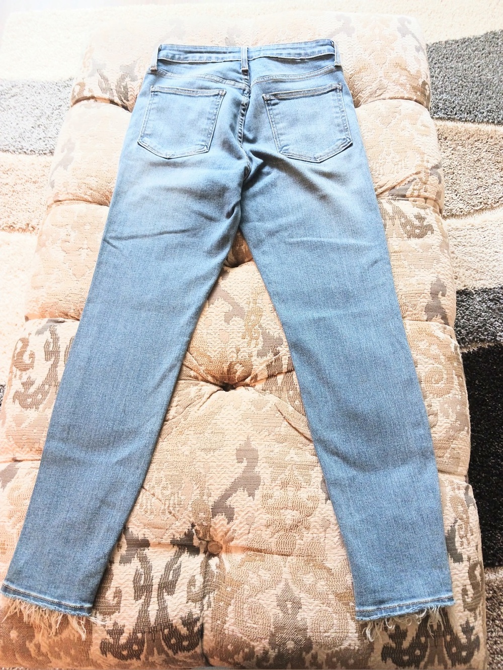 Just Black Denim Jeans/Just Black Denim Ripped Frayed Hem Skinny Jean - Picture 2 of 9